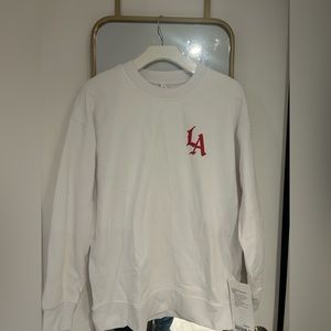 Lululemon Perfectly oversized LA white crewneck size 4